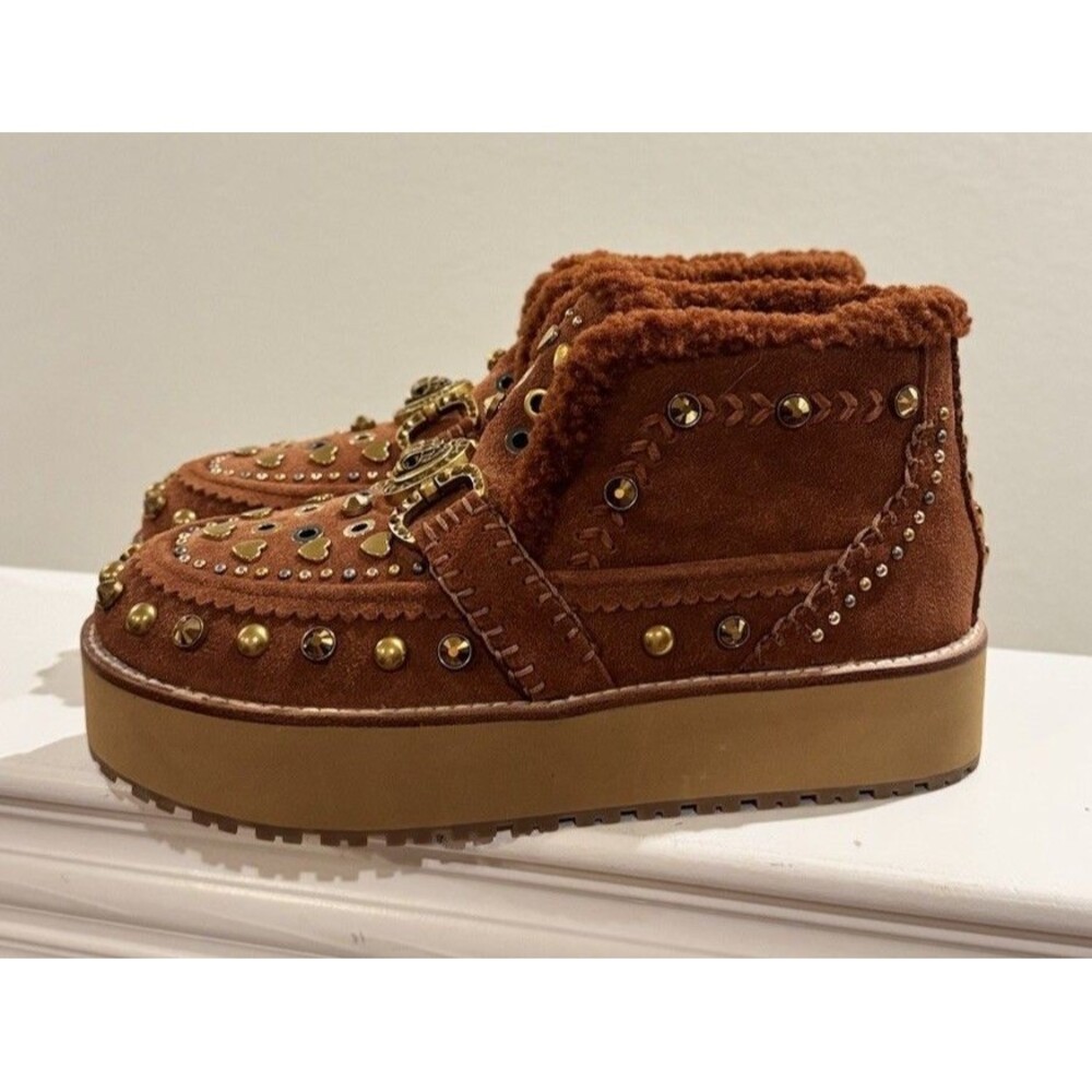 Kurt Geiger Masion Cosy Brown Ankle Boot. Size EU 38.5 / US 8 - Picture 4 of 8